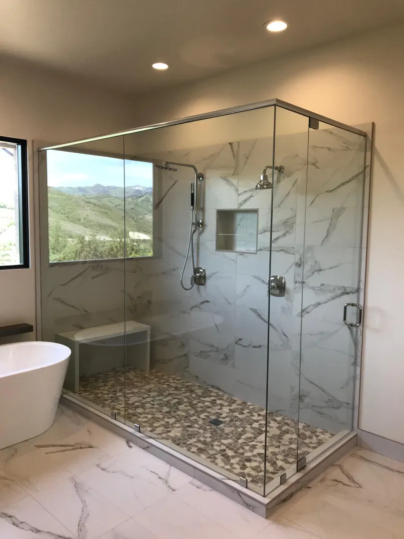 Walk-in shower design