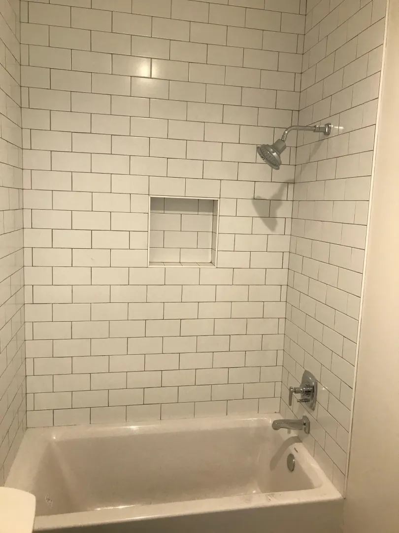 Subway shower tile