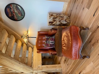 Custom woodwork inside the mountain home